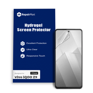 Vivo iQOO Z9 Compatible Premium Hydrogel Screen Protector With Full Coverage Ultra HD